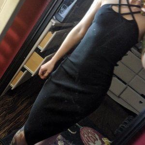 Killstar ribbed dress